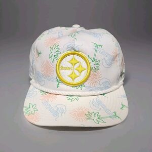 Pittsburgh Steelers New Era Vacay Golfer Rope Snapback Hat Cap Men's NFL Beach